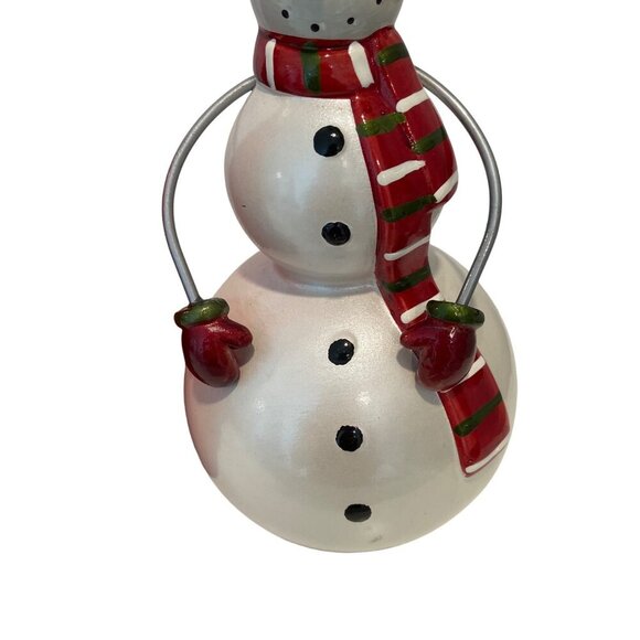 Santa & Snowman Ceramic Christmas home Decor Set Holidays decoration Christmas - Picture 5 of 14